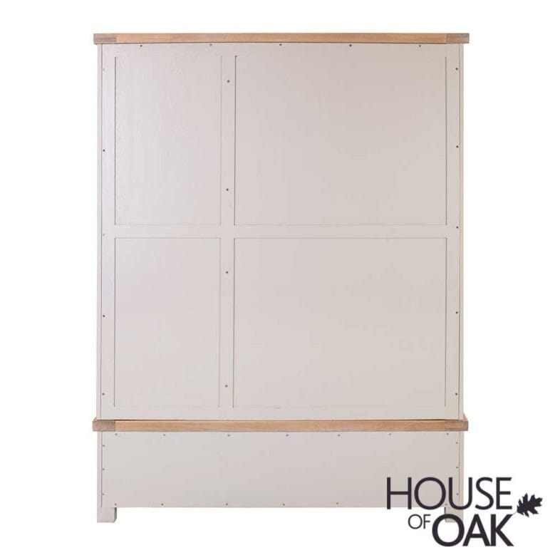 Kensington Putty Grey Painted Oak Triple Wardrobe - Image 6