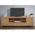 Knightsbridge Oak Extra Large TV Unit