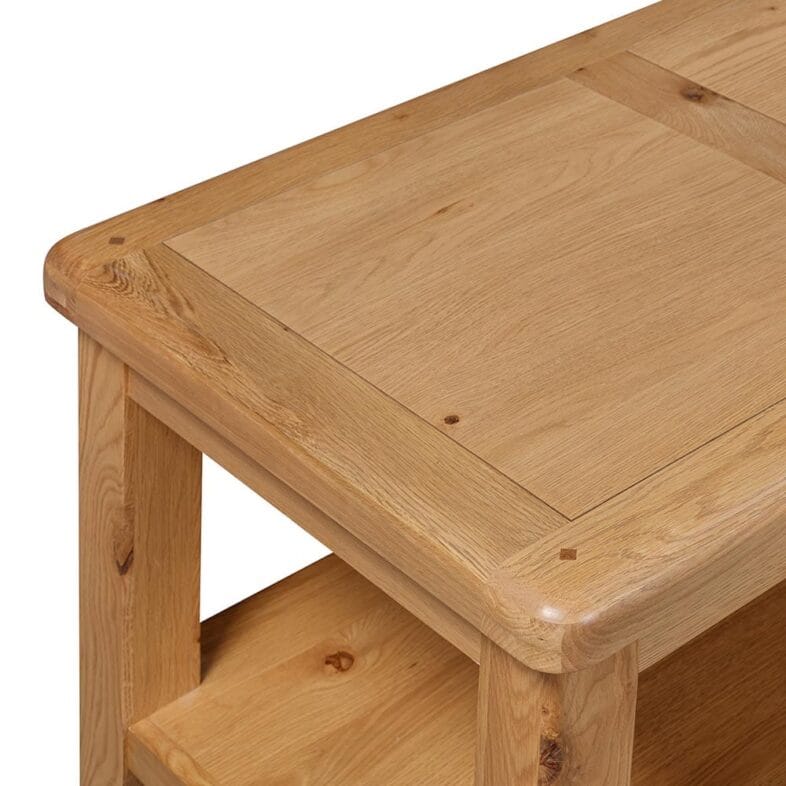 Knightsbridge Oak Coffee Table with Shelf - Image 5