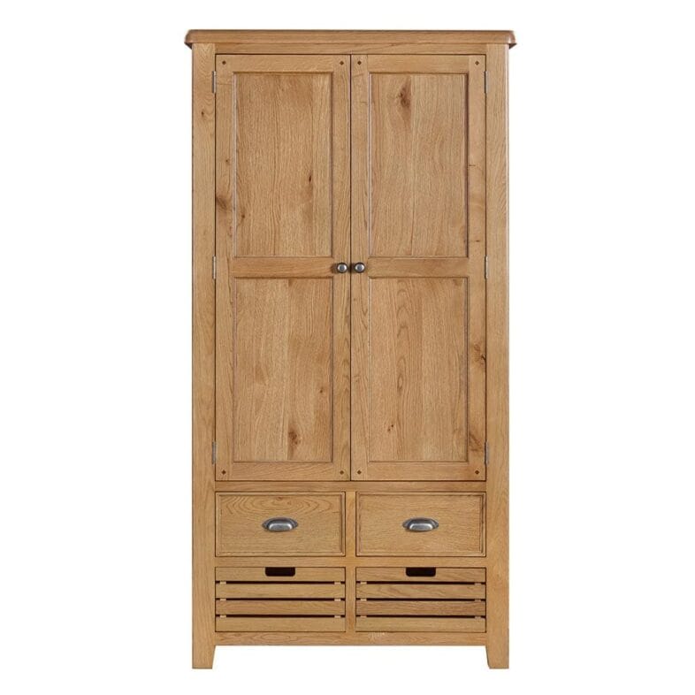 Knightsbridge Oak Double Larder Cupboard - Image 2