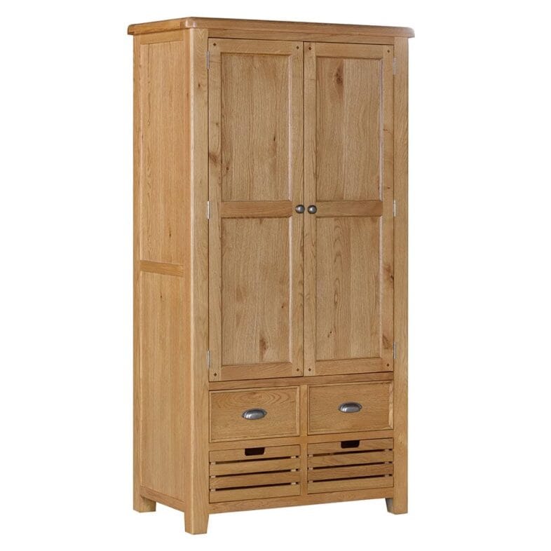 Knightsbridge Oak Double Larder Cupboard - Image 3