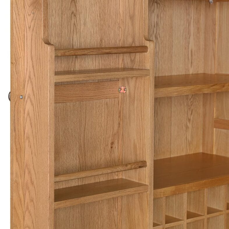 Knightsbridge Oak Double Larder Cupboard - Image 7