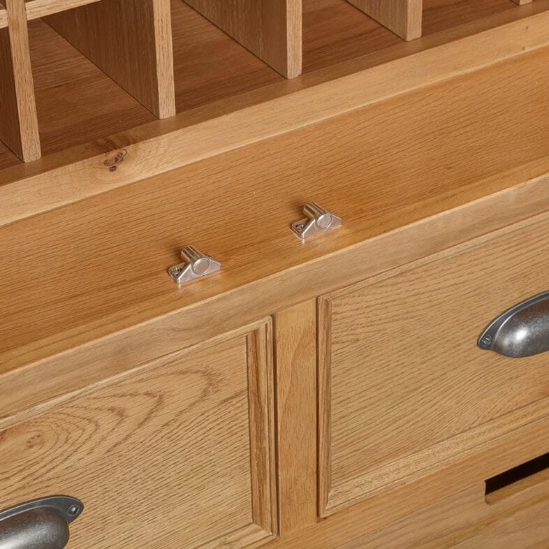 Knightsbridge Oak Double Larder Cupboard - Image 8