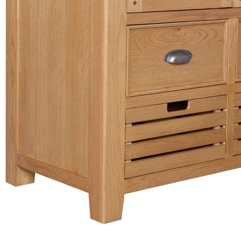 Knightsbridge Oak Double Larder Cupboard - Image 10