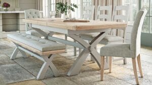 London Oak Furniture in Grey Painted