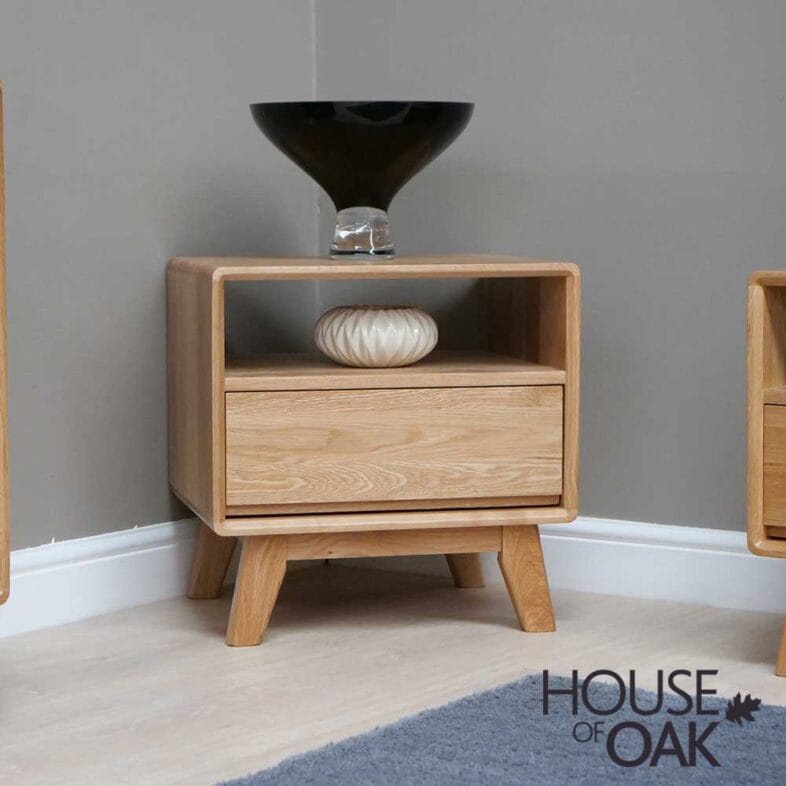 Eden Solid Oak Lamp Table - Image 2