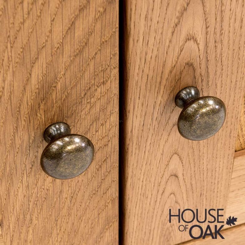 Windsor Oak Corner TV Cabinet With Doors - Image 5