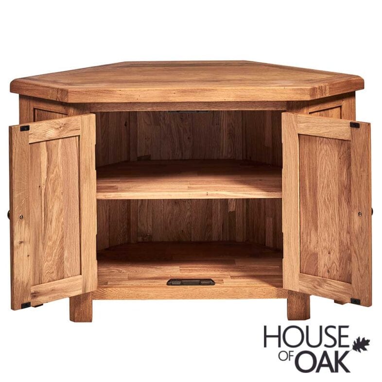 Windsor Oak Corner TV Unit - Image 2