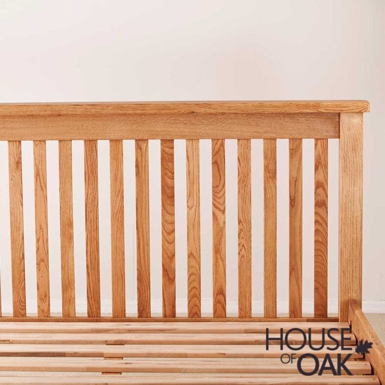 Windsor Solid Oak 5FT King Size Low Foot End Bed - Image 5