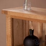 Windsor Oak Small Narrow Bookcase - Image 3