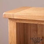 Windsor Oak Small Wide Bookcase - Image 5