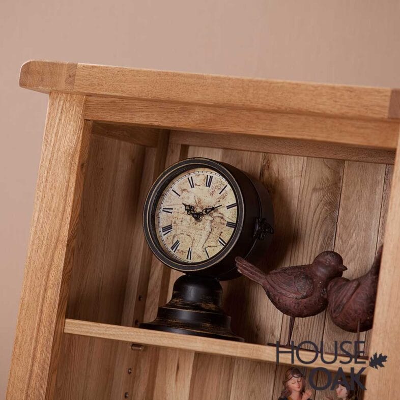 Windsor Oak Tall Narrow Bookcase - Image 5