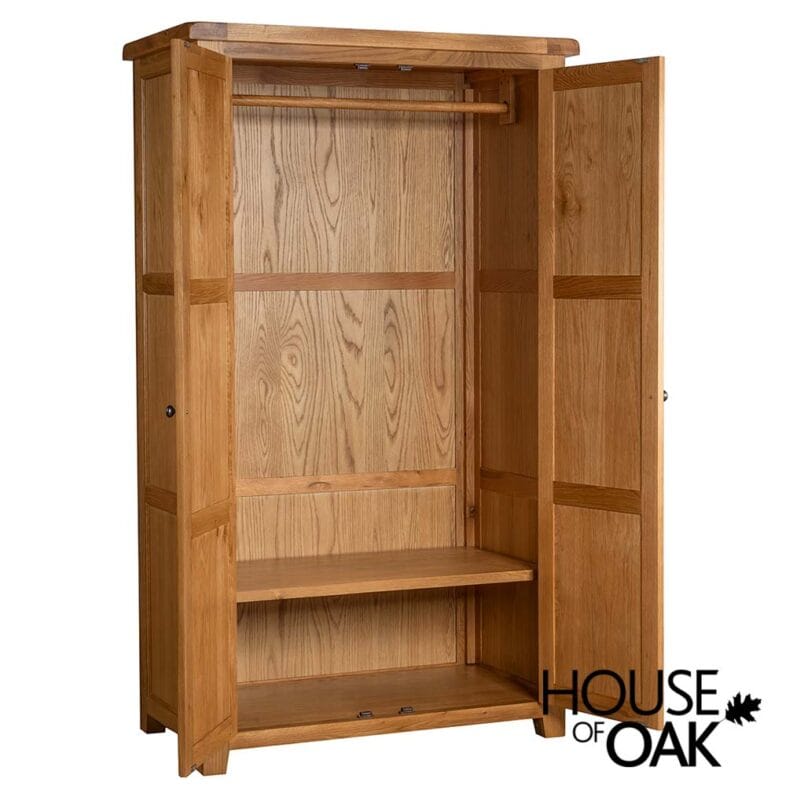 Canterbury Oak Double Wardrobe - Image 2
