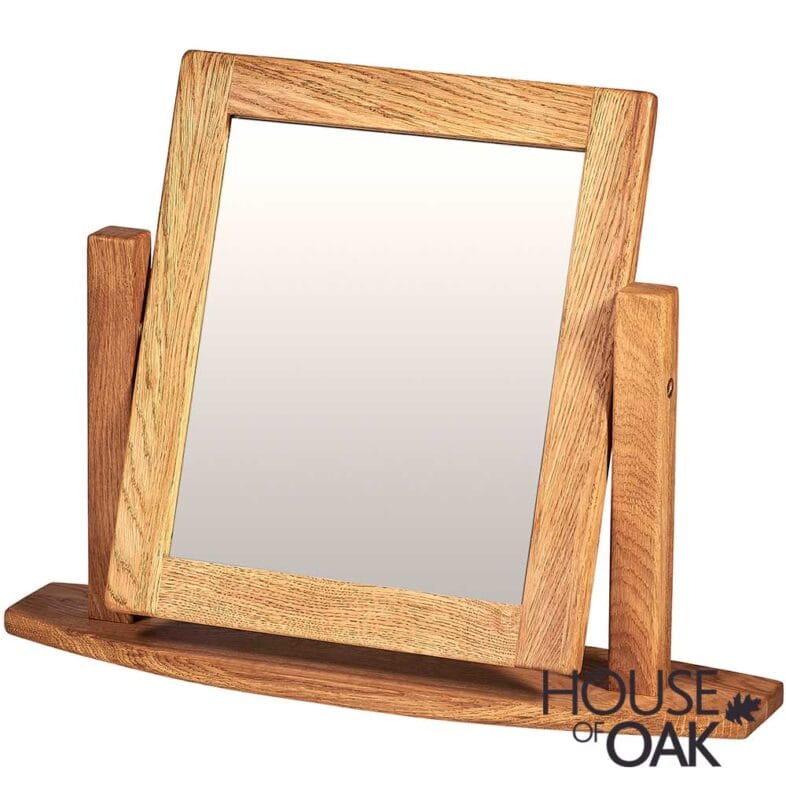 Windsor Solid Oak Dressing Mirror - Image 3