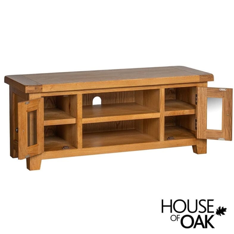 Canterbury Oak Large TV Cabinet - Image 4