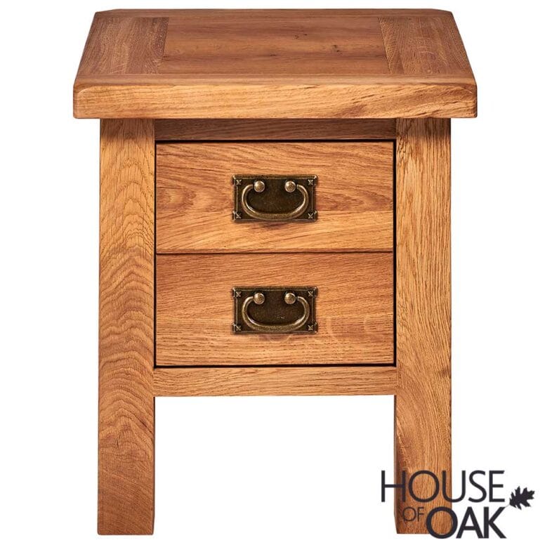 Windsor Oak 1 Deep Drawer Lamp Table - Image 2