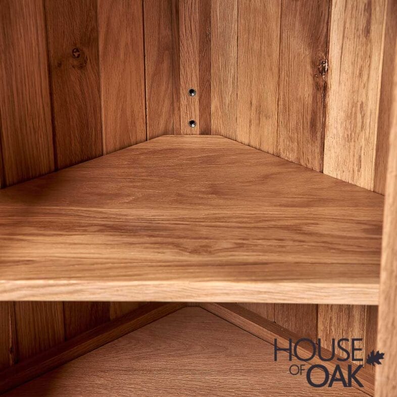 Windsor Oak Corner Cupboard - Image 7