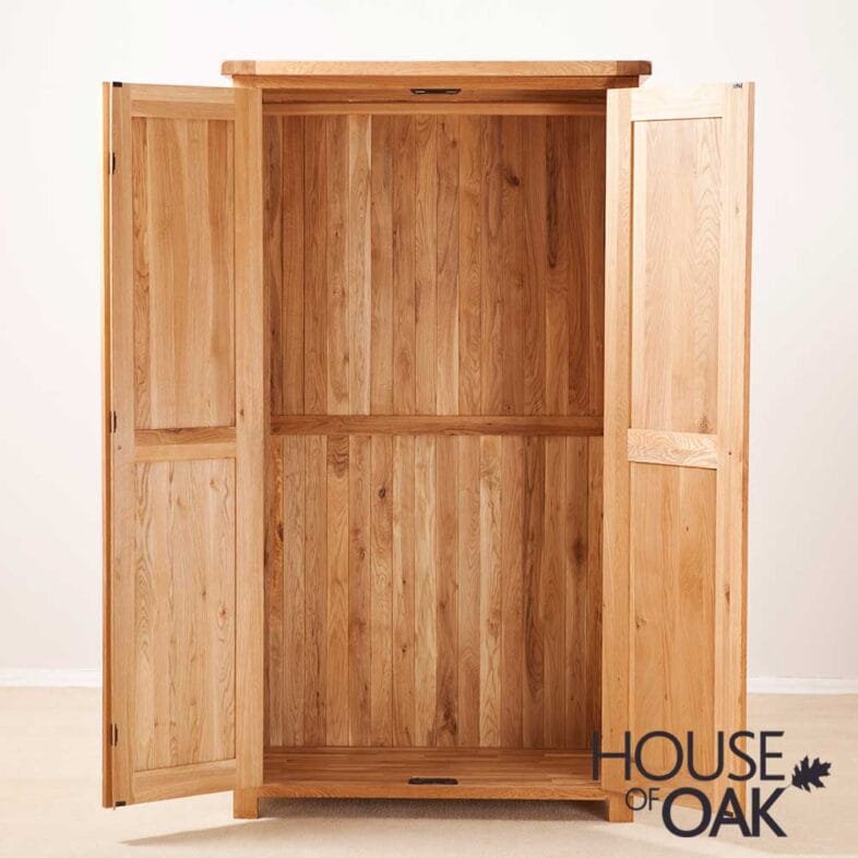 Windsor Oak Full Hanging Wardrobe - Image 3