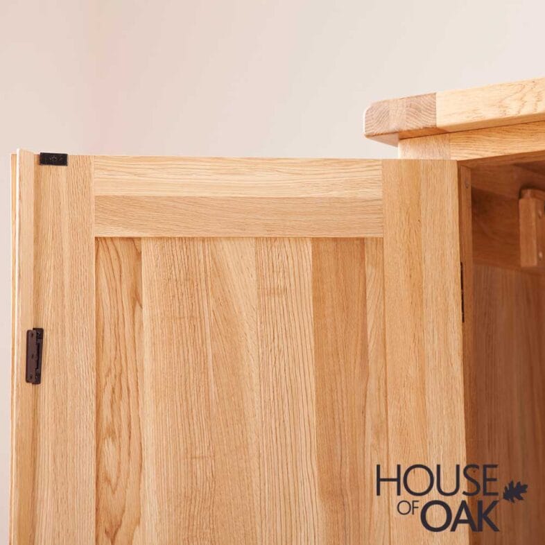 Windsor Oak Full Hanging Wardrobe - Image 6