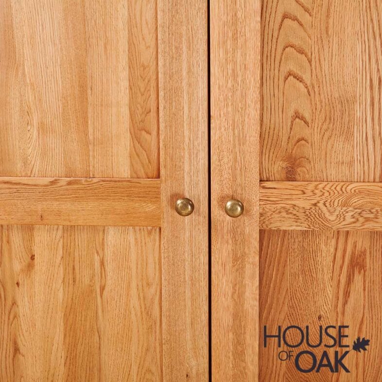Windsor Oak Full Hanging Wardrobe - Image 8