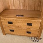 Balmoral Oak Glass Display Cabinet - Image 6