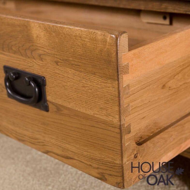 Balmoral Oak Glass Display Cabinet - Image 8