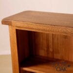 Balmoral Oak Small Narrow Bookcase - Image 6