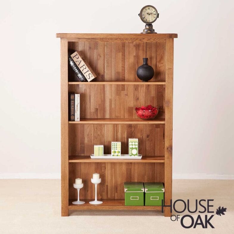 Balmoral Oak Medium Bookcase - Image 3