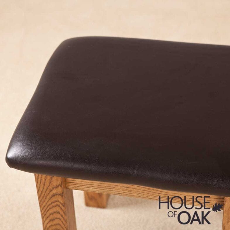 Balmoral Solid Oak Bedroom Stool - Image 3