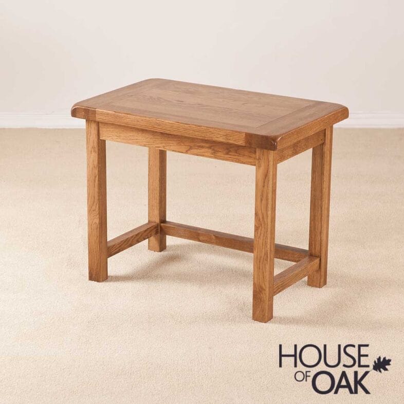 Balmoral Oak Nest of Three Tables - Image 2