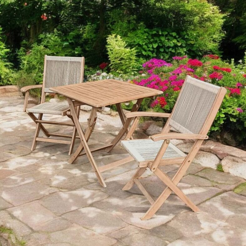 Sun Garden 2 Seater Bistro Set - 70cm Table