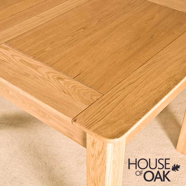 Buckingham Solid Oak 132cm Double Extending Dining Table - Image 4