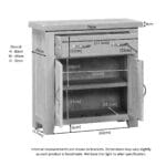 Buttermere Oak Small Sideboard - Image 7