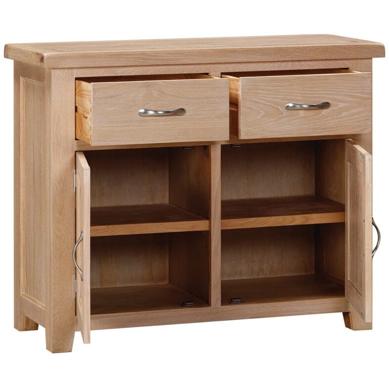 Buttermere Oak 2 Door 2 Drawer Sideboard - Image 2