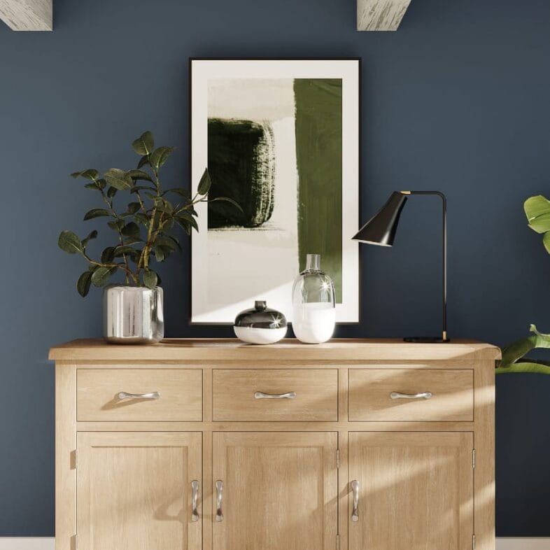 Buttermere Oak 3 Door 3 Drawer Sideboard