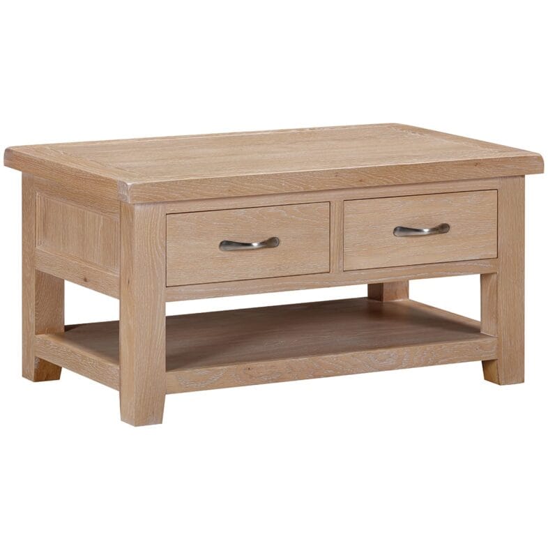 Buttermere Oak 2 Drawer Coffee Table