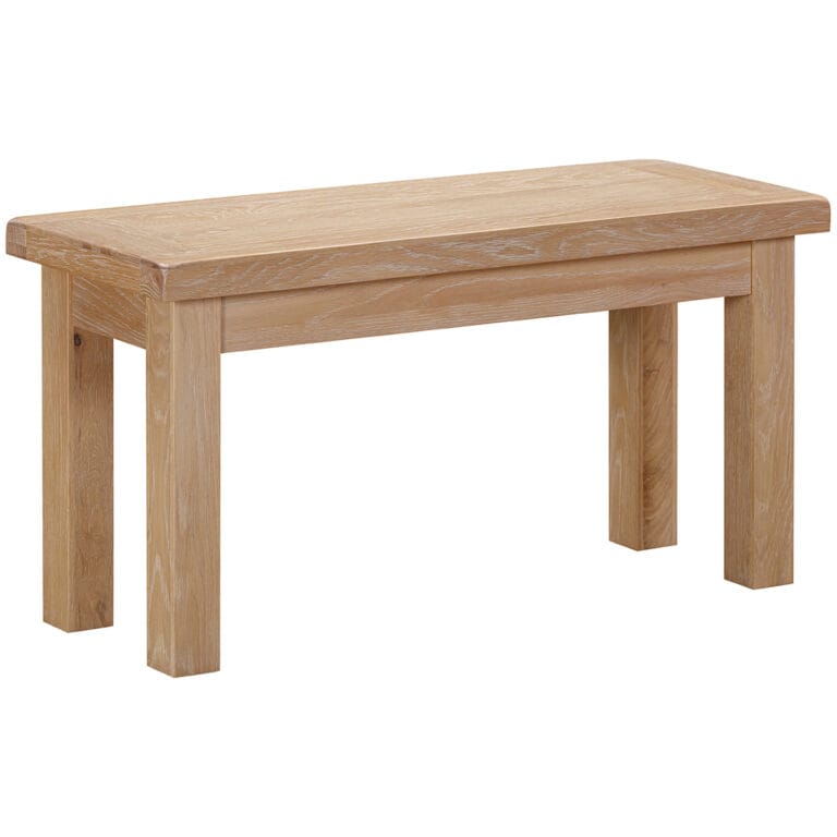 Buttermere Oak 90cm Wide Bench