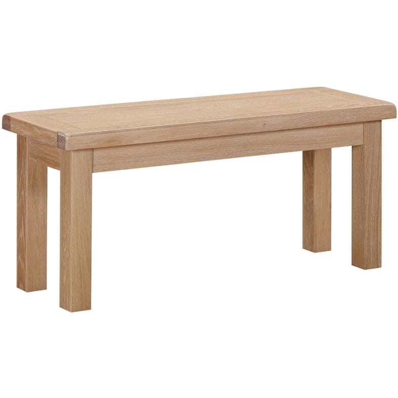 Buttermere Oak 104cm Wide Bench