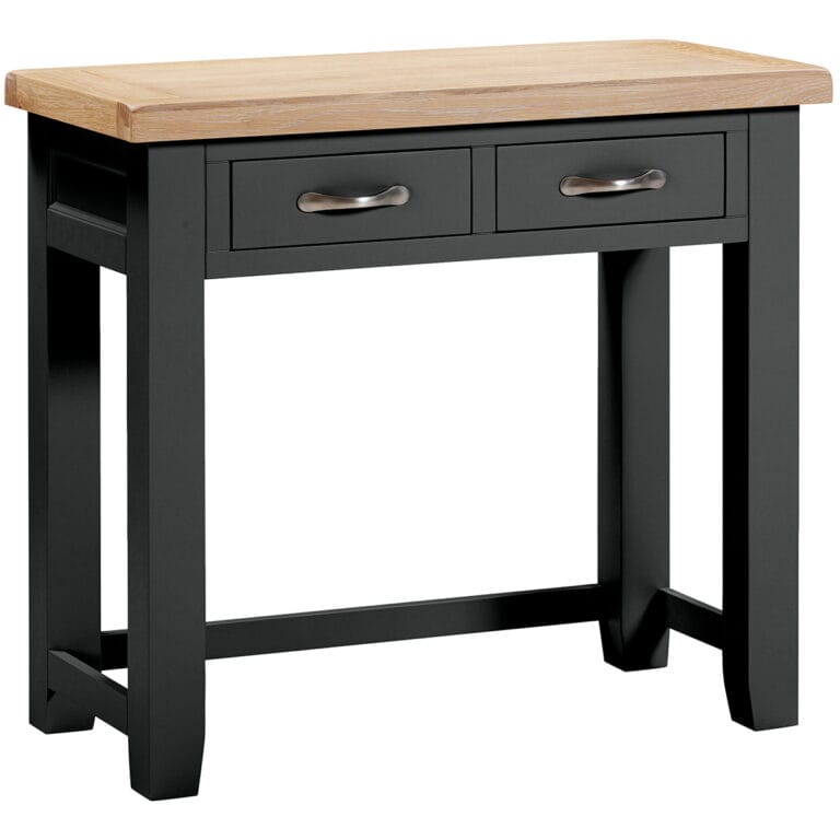 Buttermere Oak Dressing Table Painted in Raven