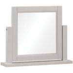Buttermere Oak Vanity Mirror Painted in Moon Grey