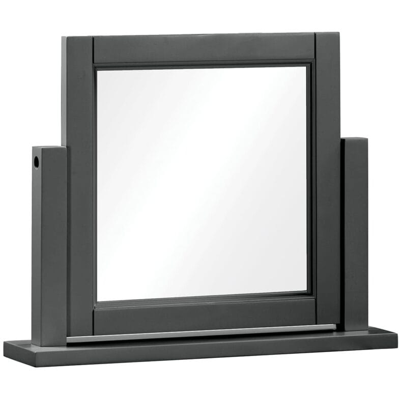 Buttermere Oak Vanity Mirror Painted in Raven