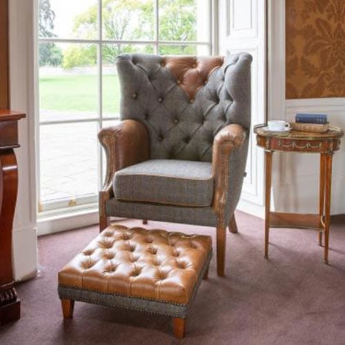 Kensington Chair in Moreland Harris Tweed - Image 7
