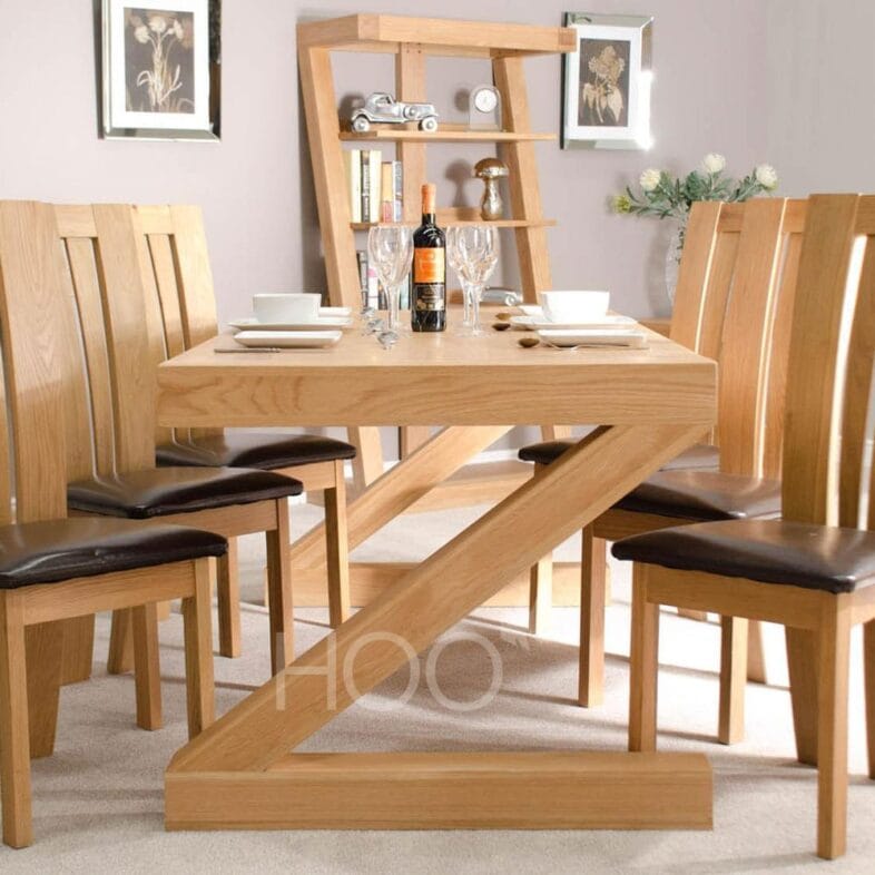 Z Oak 6FT x 3FT Table - Image 3