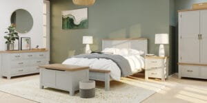 Buttermere Oak Bedroom Furniture in Moon Grey