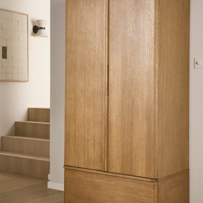 Regent Oak 1 Drawer Wardrobe - Solid Oak Furniture