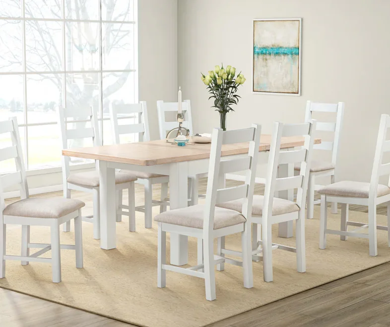 Carrington Oak Furniture Painted in Off White