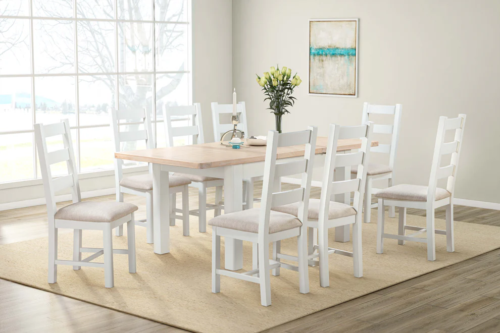 Carrington Oak Furniture Painted in Off White