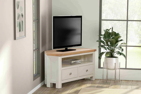 Carrington Oak Living Room Furniture Painted in Off White