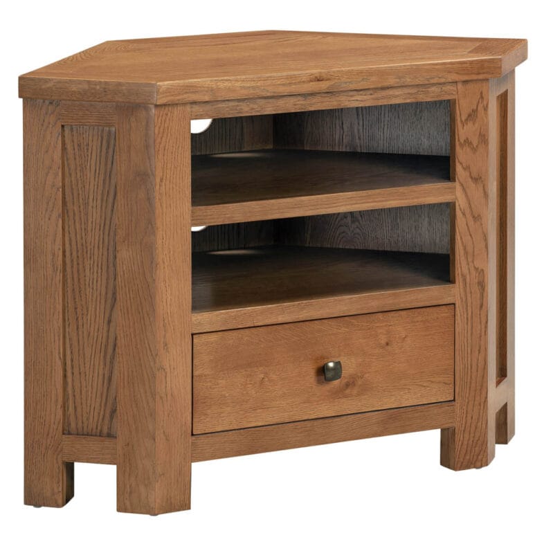 Keswick Rustic Corner TV Cabinet