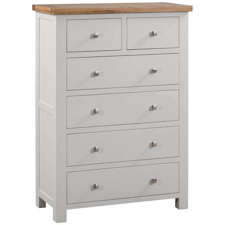 Keswick Moon Grey 2 Over 4 Chest of Drawers